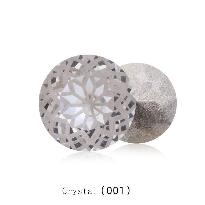 Ronde Rivoli Lijm Op Rhinestones 10Mm Pointback Stenen Diy Ambachten Shiny Glas Strass K9 Kristallen: 8mm 10pcs / Crystal