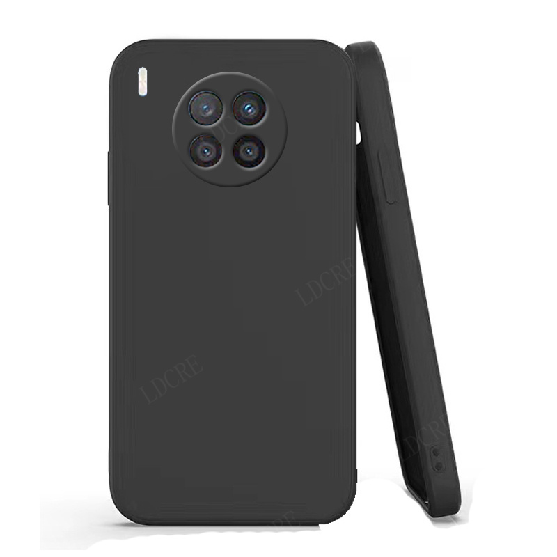 Para funda Huawei Nova 8i funda para Nova 8i Capas teléfono armadura a prueba de golpes silicona TPU funda suave para Huawei Nova 8 8i Fundas: Otros / Negro