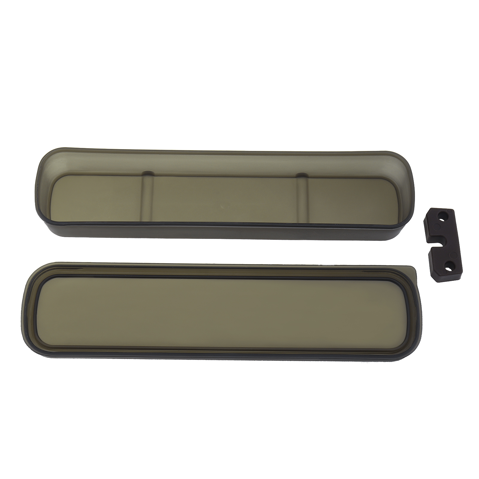 Wiederverwendbare tragbare PP-Geschirr-Aufbewahrungsbox mit Silikon-Pad, universeller schwarzer Besteck-Organizer