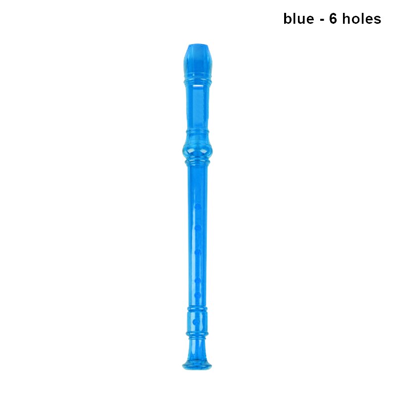 Student Children Plastic Flute Recorder 6 8 Holes Detachable Music Instrument H7JP