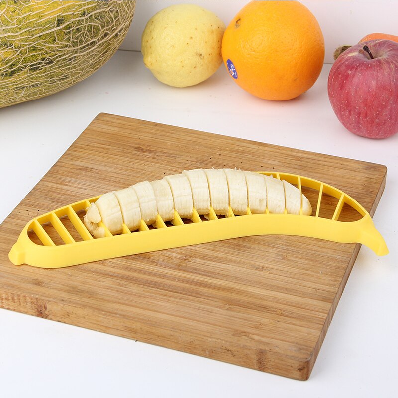 Banan slicer cutter for frukt banan kniv frukt slicer fruktsalat viktig