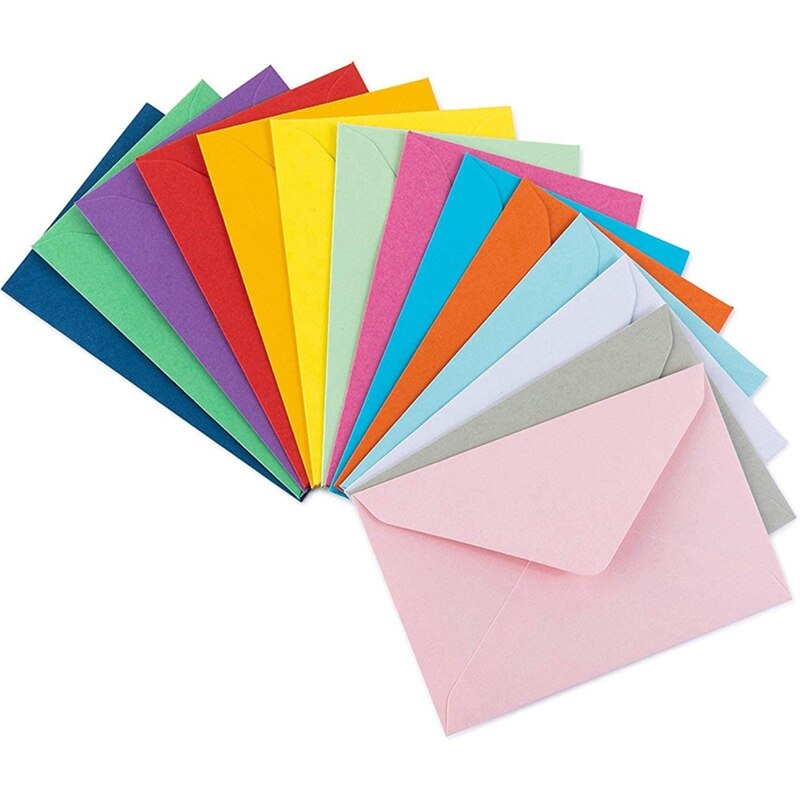 10pcs Blank Cards with Envelopes Thank You Cards Handmade DIY Blank Envelope Postcards for Birthday Party Inivitation