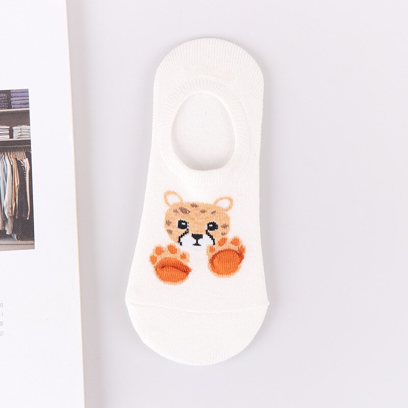 1 Pairs Women's Short Socks Cute Lovely Kawaii Cartoon Sweet Cotton Women Socks Casual Women Ankle Socks Lovely Socks Female: D