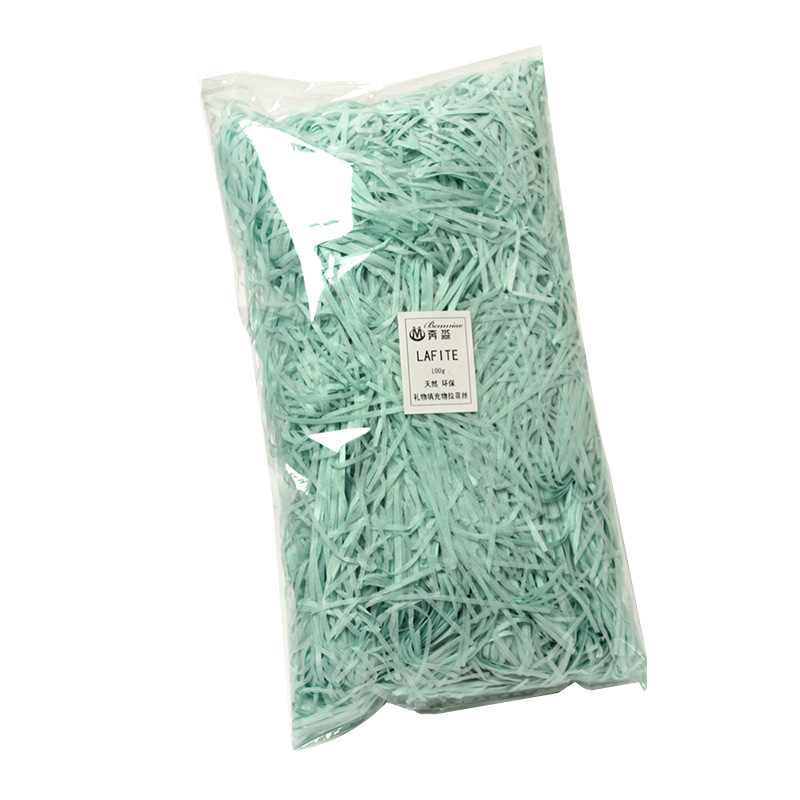 50/100g Kleurrijke Shred Crinkle Papier Raffia Versnipperd Tissuepapier Geschenkdoos Vulmateriaal DIY Bruiloft Verpakking decor