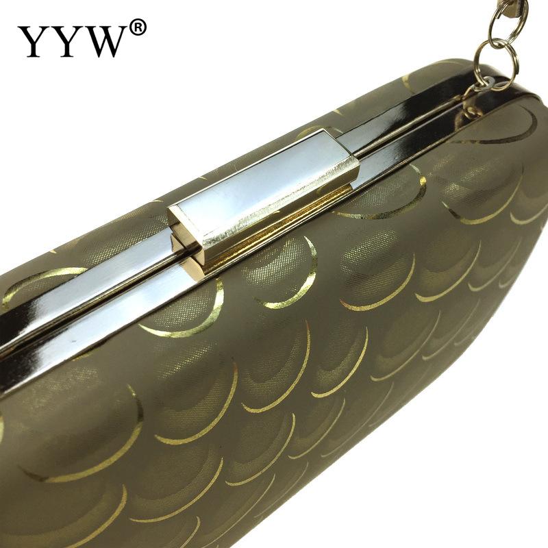 Gold Splitter Kupplung Taschen Für Frauen Metall Griff Handtaschen Mit Kette Schulter Crossbody-tasche Damen Hand Taschen