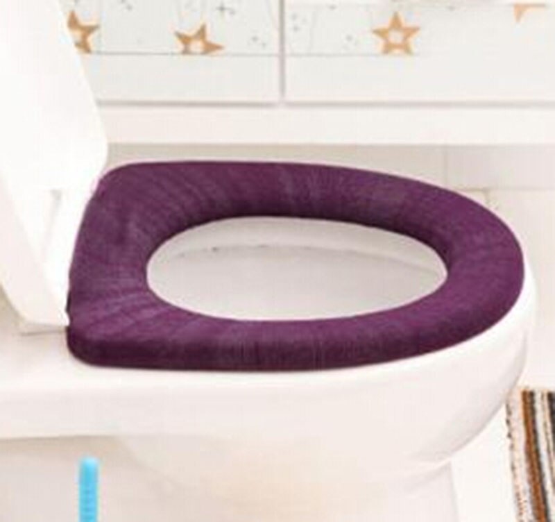 Funda suave para asiento de inodoro, protector de pasta para asiento de inodoro, asiento calentador