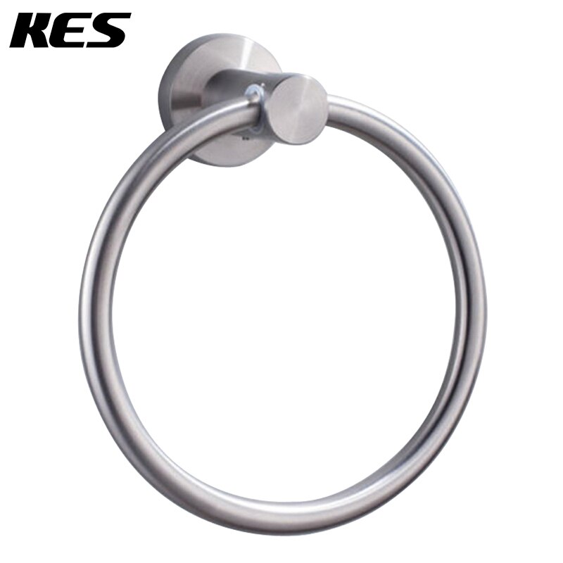 Kes a2180-2 badrum handduk ring väggfäste, borsta... – Grandado