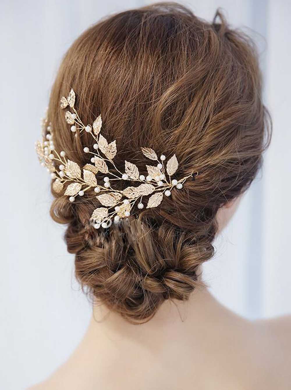 Blätter und Blumen Braut Stirnband Bohemien Kopfschmuck Kristall Perle Haar Reben Blume Heiligenschein Hochzeit Haar Zubehör für Frauen