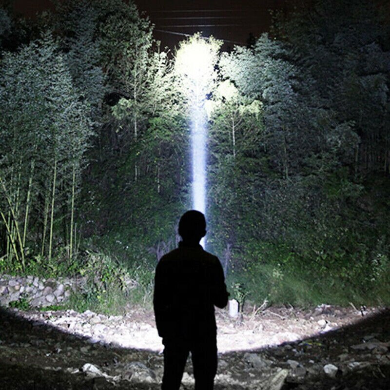 The Powerful Rechargeable Spotlight LED Flashlight Handle Spotlight Ultra-long Standby Torch With USB Output As A Power Bank