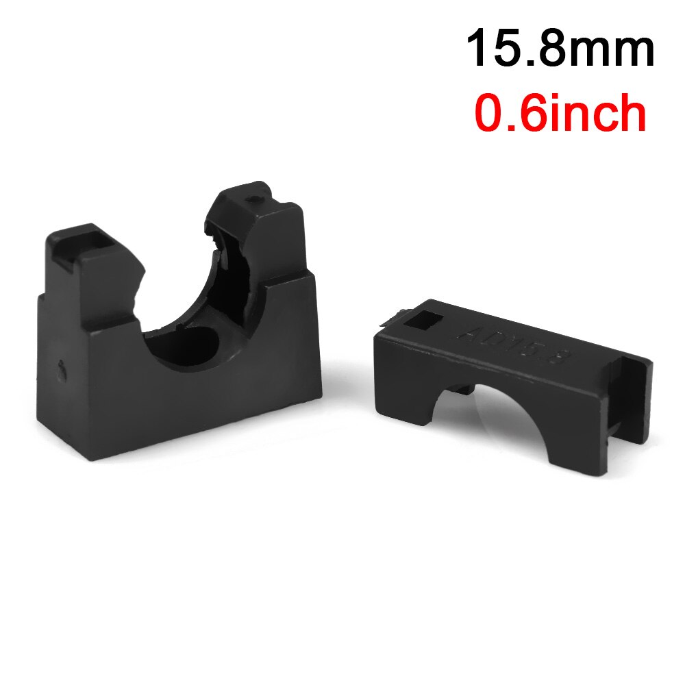 5Pcs PVC Pipe Clamps Water Pipe Support Bellows Hose Hoop Buckle Wire Cable Fixing Holder Organizer 10-28mm Electrical Fittings: 15.8mm