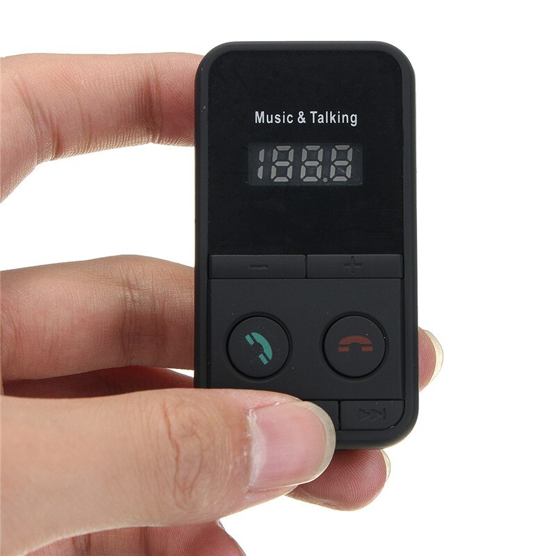 KROAK bluetooth Car Kit MP3 Player MIC Fm-zender Radio Modulator SD USB Mini LCD Remote