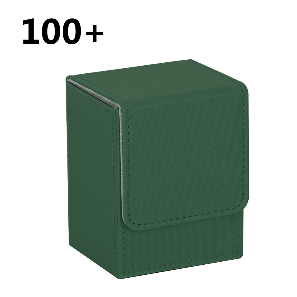 Caja de baraja de cartas coleccionables duradera para organización de almacenamiento TCG OCG Estuche de transporte de tarjetas MTG de coche de juego coleccionable con capacidad para más de 80 o 100 tarjetas