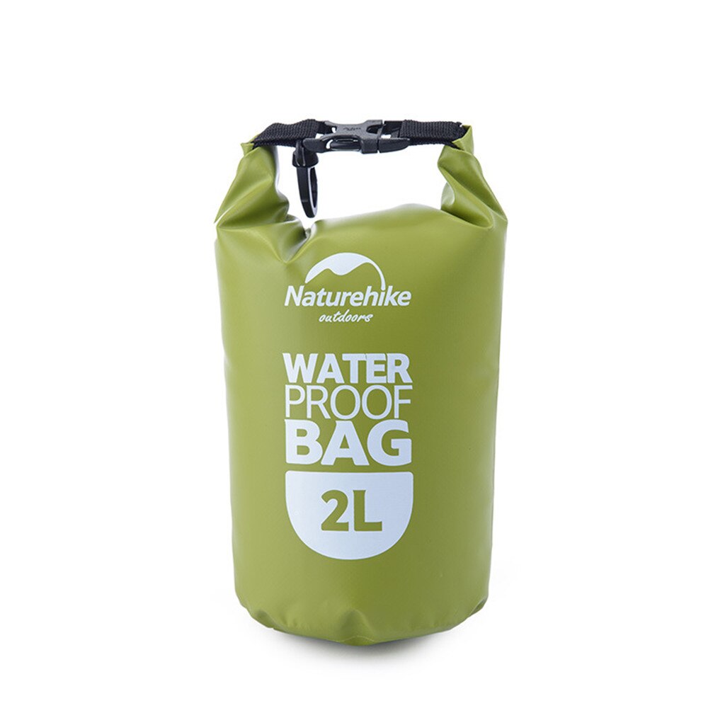 2l 5l reisesurfingvesker mobiltelefon vanntett veske utendørs bading elverafting bag strand vannforseglet veske veske deksel: Grønn 2l