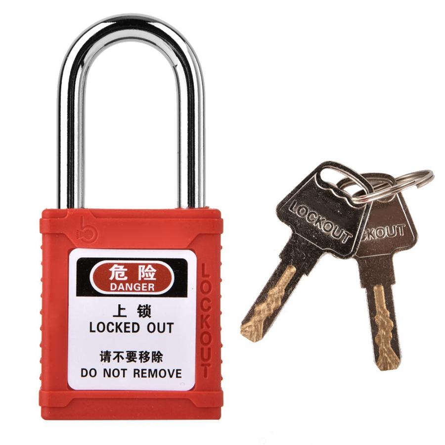 Metal Magnetic Lock Engineering Safety Padlock Steel Beam Lockout Energy Isolation Tagout Red Lock