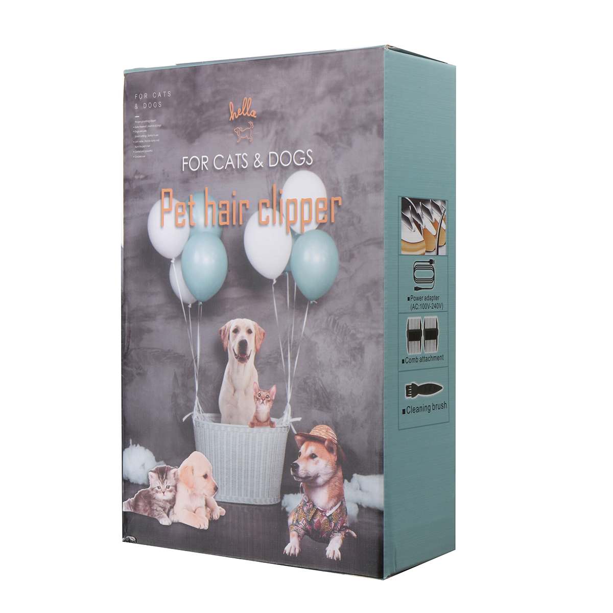 3/6/9/12mm Pet Cat Dog clippers Dogs grooming clipper groomer kit USB Rechargeable Low-noise Pets Hair Trimmer