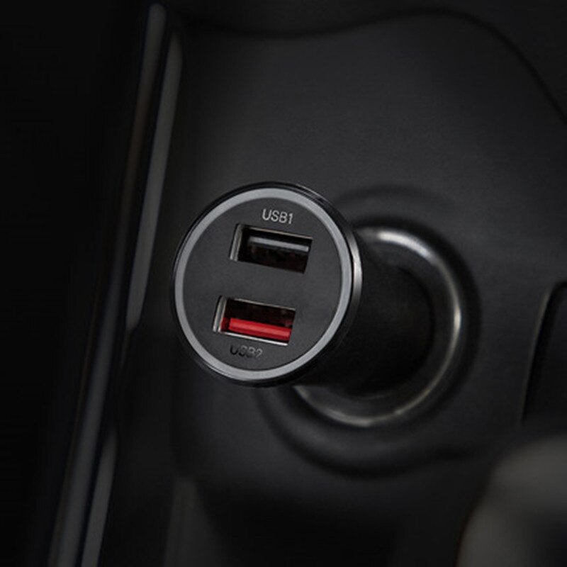 Xiaomi-cargador de coche de 27W, dispositivo de carga rápida USB Dual, 37W, 5V/3A, 9V/3A, 12V/2.25A, seguro, de Metal, para Xiaomi 9 Redmi K20 Pro note 7 8