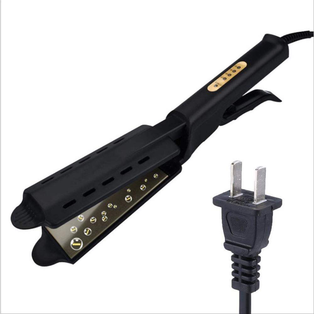 Flat Iron Hair Straightener With Floating Plate Pc Ceramic Plates Automatic Heating Hair Curling & Hair Straight 1Pcs: US