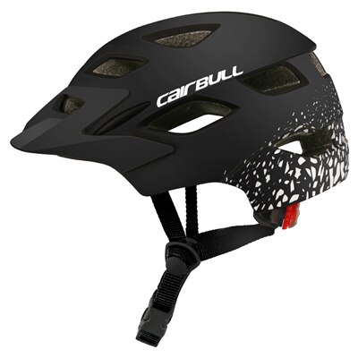 Cute Cartoon Boys Girls Safe Bike Helmet Children High Density Sport Safety Cap Tail Light MTB Cycling Skating Bicycle Helmets: Black