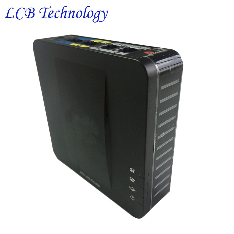 Unlocked Linksys SPA122 2 FXS Lan WLAN ATA Voip Phone Voice Adapter SIP Voip ATA with Router Telephone Adapter