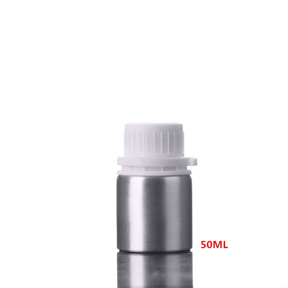 Bouteille en aluminium 50ml-1000ml, conteneur vide Portable, pour parfum, voyage, huile essentielle, bouchon antivol, sous-bouteille, cosmétique,