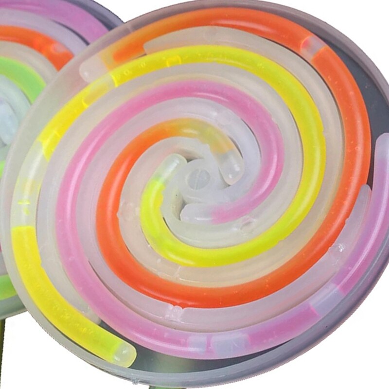 Lollipop-barra luminosa fluorescente para niños y adultos, palitos de luz para carnaval, Rave, baile, suministros de boda, navidad