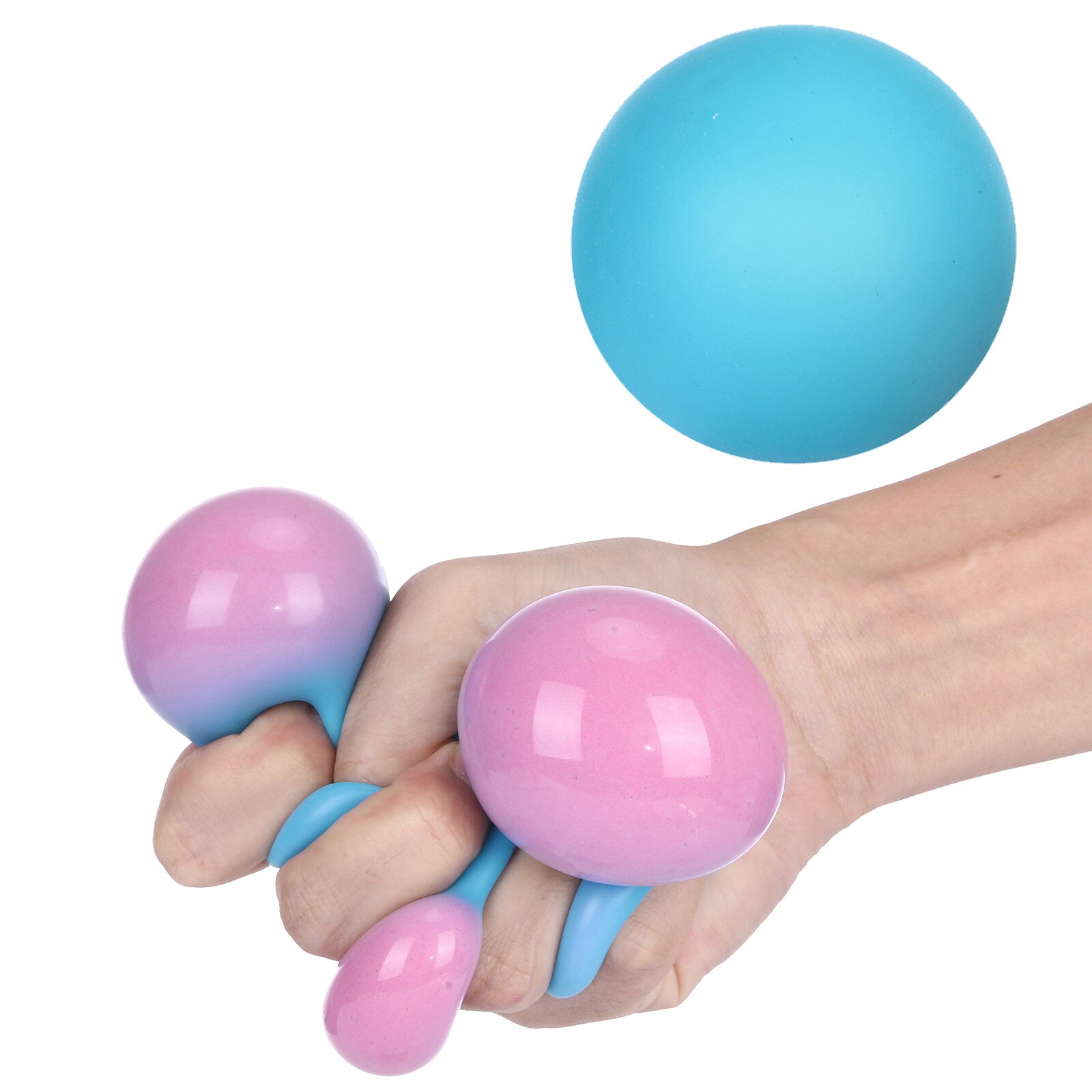 Antistress needoh bold stress relief ændre farve klemme bolde til børn og voksne legetøj håndbolde squishy strees bold popit: B