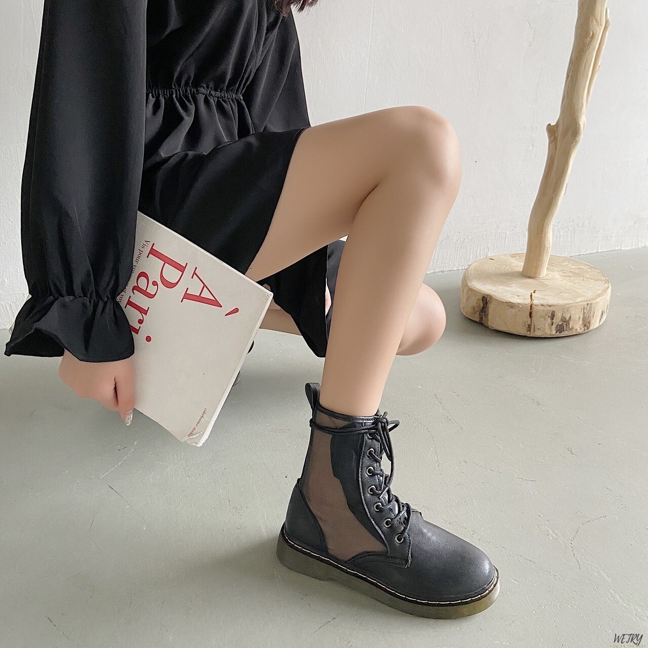 Sandalias de plataforma con cuña para mujer, zapatos femeninos de cáñamo de Color caramelo, informales, sin cordones, con correa cruzada, para verano