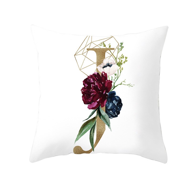 Kids Kussensloop Brief Kussenhoes 45*45 Sierkussen Covers Decor Kussens Bank Polyester Bloemen Home Decor Kussenslopen: 10