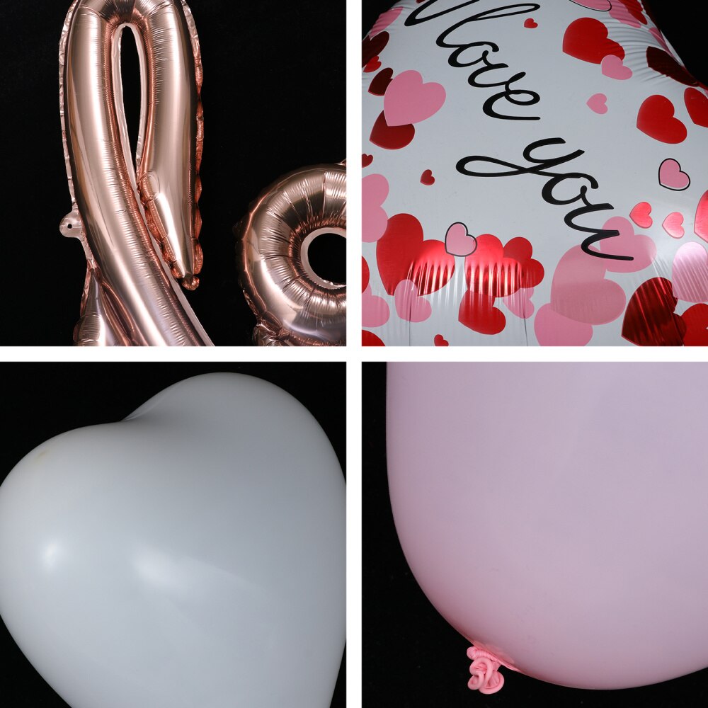 1 Set Van Brief Ballonnen Hart Vorm Wedding Party Decoratieve Ballonnen