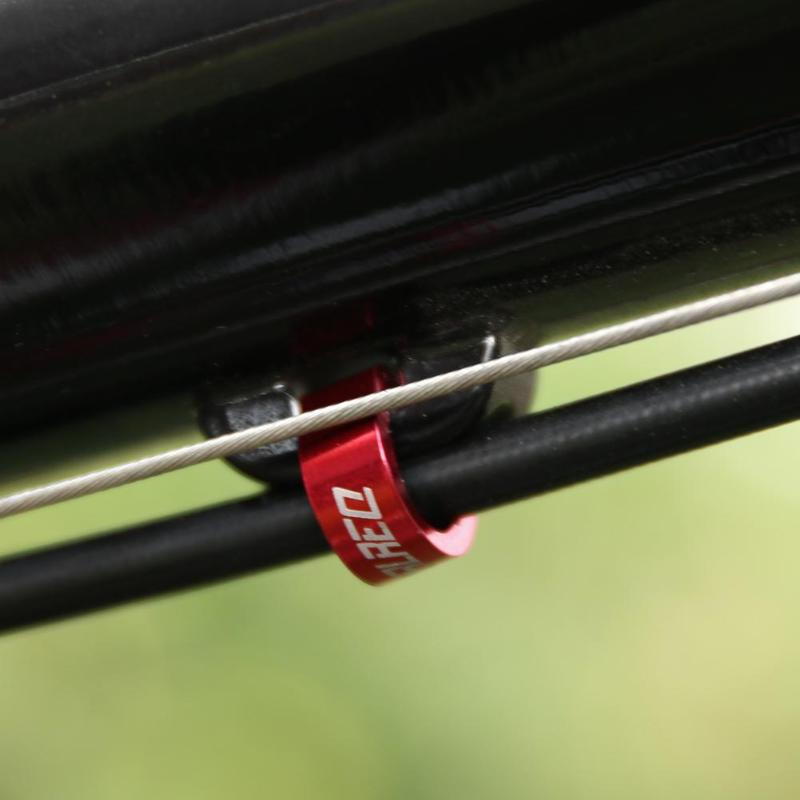5 stücke Fahrrad Fahrrad Zyklus MTB C-Clips Schnalle Schlauch Bremse Linie Getriebe Kabel Gehäbenutzen führen Bremse Abzug Fahrrad zubehör Kabel
