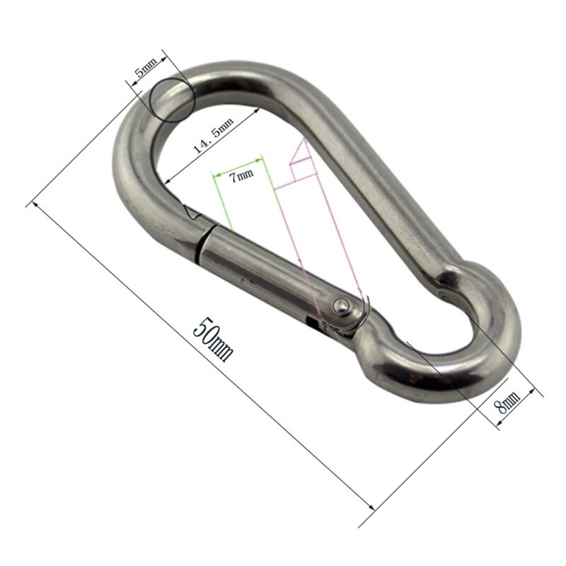 Stainless Steel Sun Sail Shade Shade Sail Canopy Fixing Fittings Accessory Kit Safety Sun Canopy Fixing Fittings