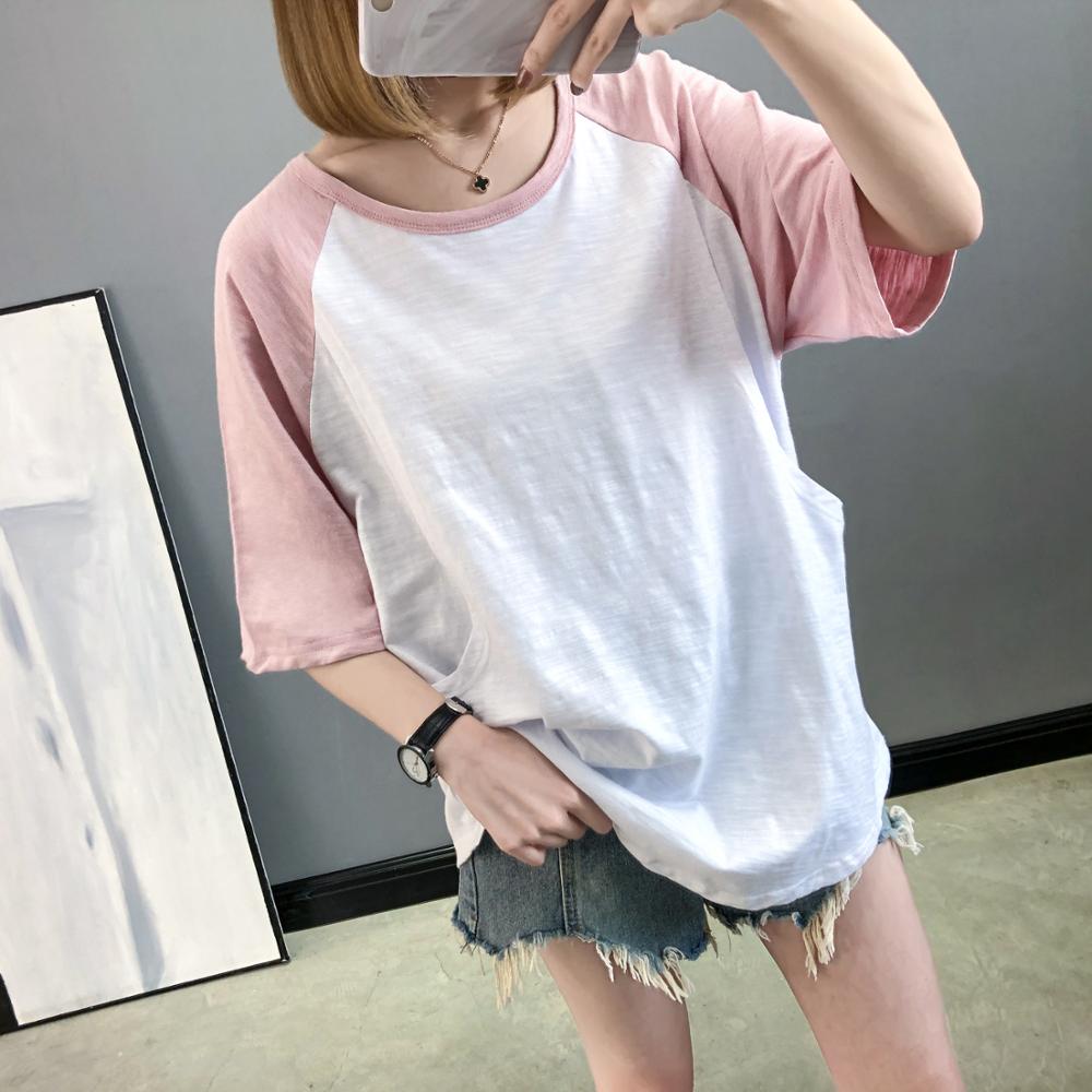 Bamboo Cotton Postpartum Nurse T-shirt Summer Pregnant Women Clothes Maternity Clothes 3906