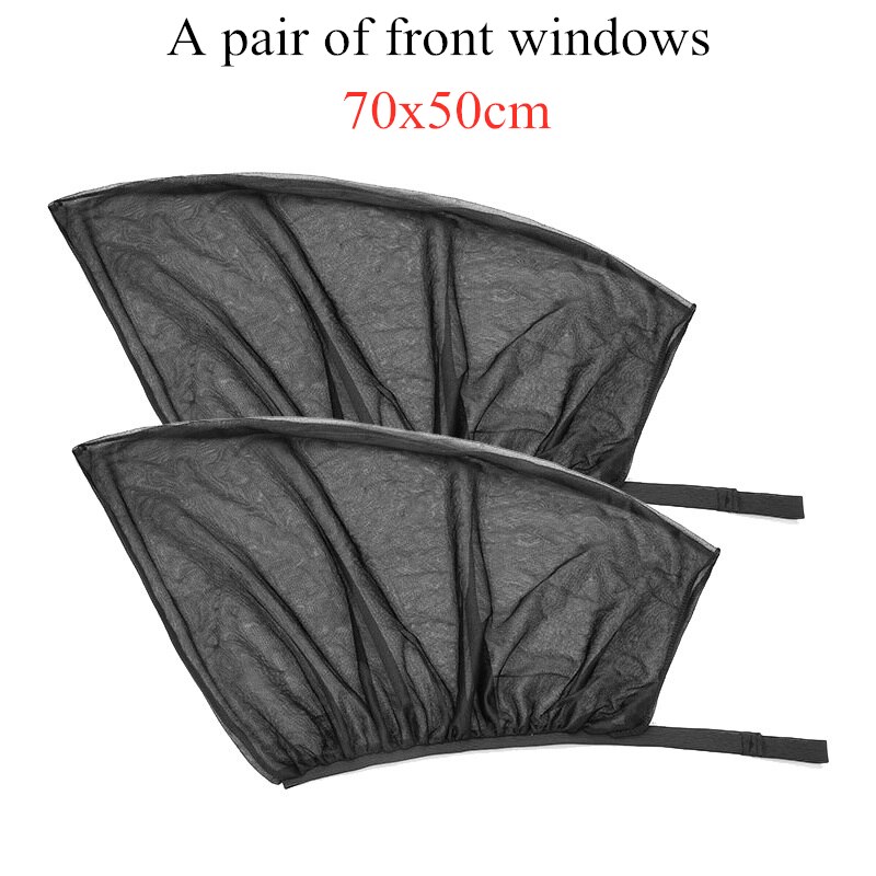 Car Curtains Window Shades UV Protection Auto Privacy Shade Valances for Side Window Universal Windshield Sunshade: Nylon mesh 70x50cm