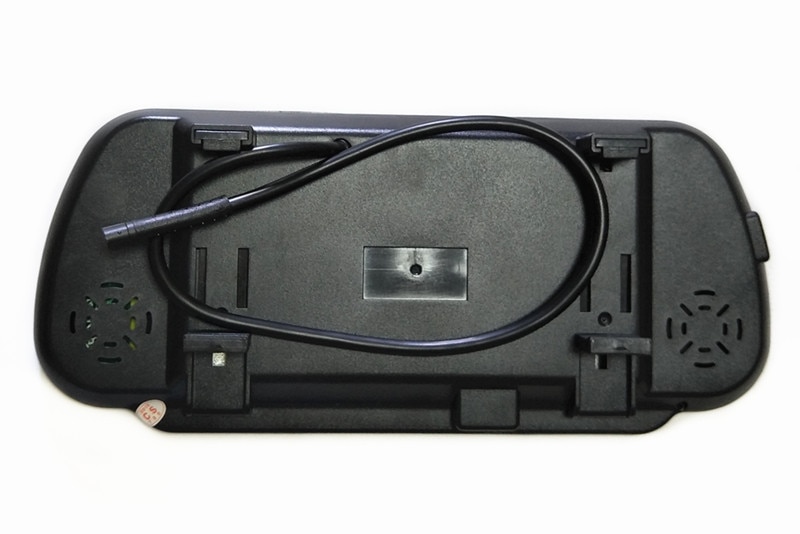 Auto Monitor 7 "TFT lcd-scherm achteruitkijkspiegel monitor parkeerhulp 2 av-ingang afstandsbediening, achteruitrijcamera optioneel