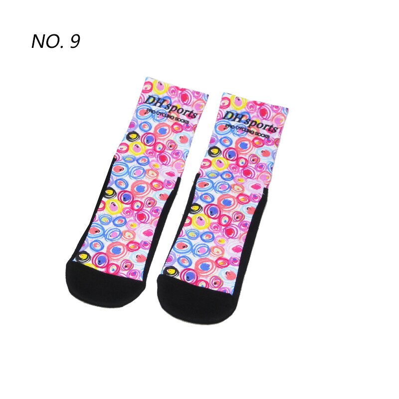 DH SPORT Sommer Atmungs Radfahren Socken Männer Frauen Berg MTB Rennrad Fahrrad Kompression Läuft Basketball Sport Socken: QTWZ149