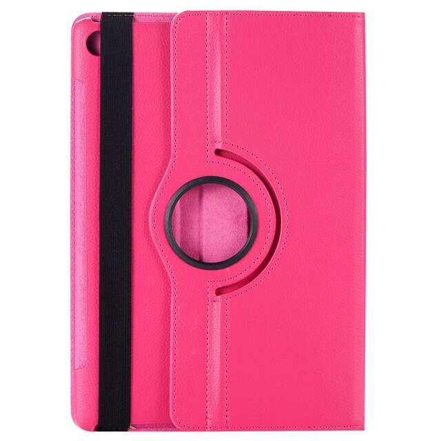 360 roterende etui til huawei mediapad  m5 10.8 foldbart stativ pu læder etui flip cover til huawei  m5 pro 10.8 tommer tablet fundas: Rosenrød