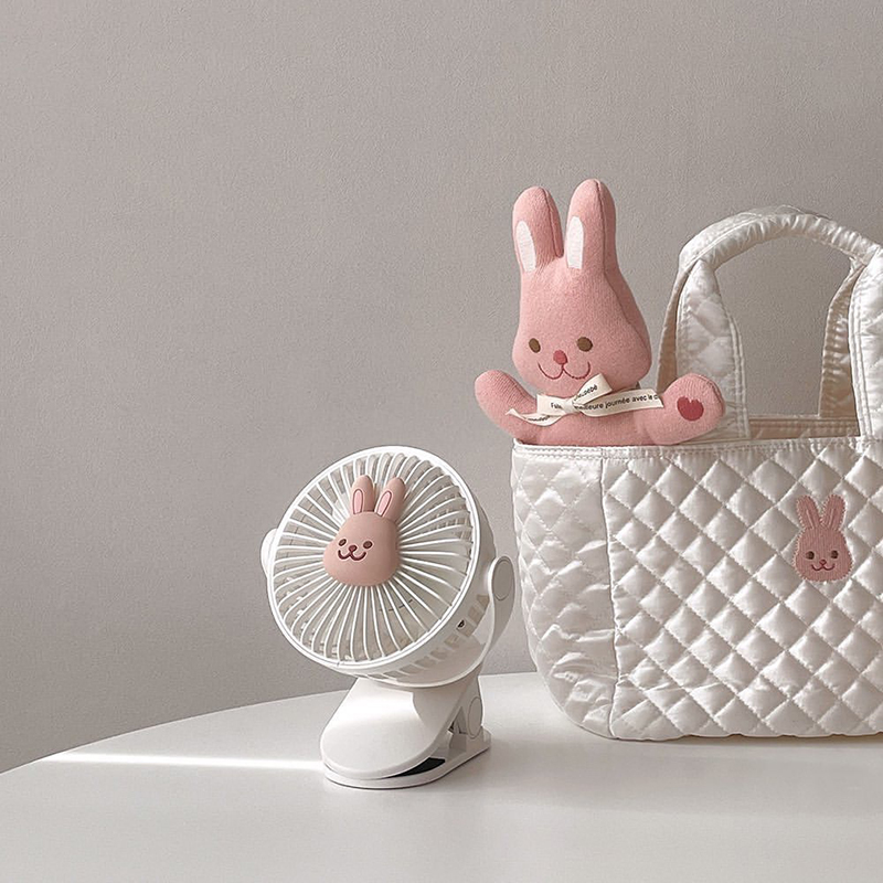 Zomer Mini Ventilator voor Kinderwagen, Draagbare Buitenventilator, Clip-on voor Baby, USB Oplaadbaar, Handheld Clip Elektrische Ventilator, 3 Snelheden
