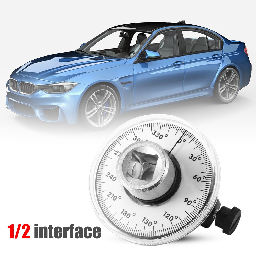 Auto Garage Repair Hand Tool Set Wrench Measuring Automotive Meter Tool Adjustable 1/2 Inch Drive Torque Angle Gauge