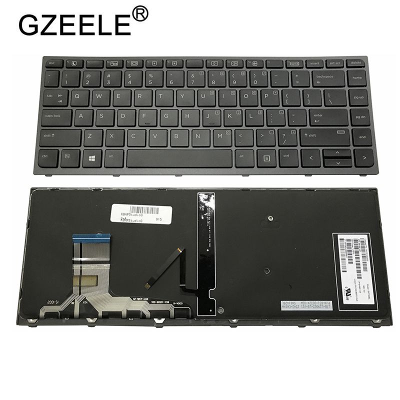 GZEELE English keyboard For HP ZBook Studio G3 Mobile US laptop Keyboard backlit US 841681-001 with backlight