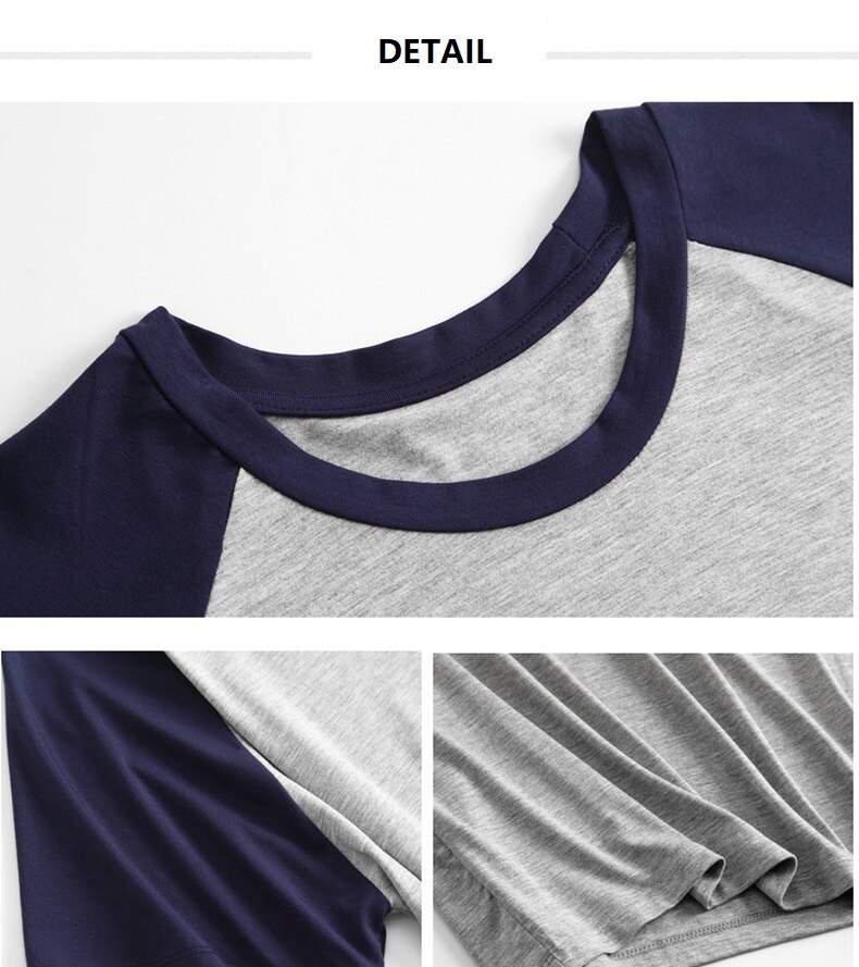 Pyjama d&#39;été pour hommes, grande taille 5XL 6XL, coupe fine, Modal, vêtements d&#39;extérieur Cool et décontractés, manches courtes, ensemble Short à cordon de serrage