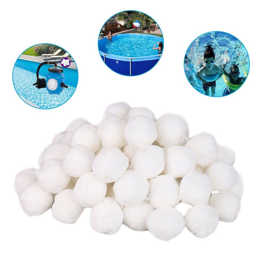 Boule de filtre de piscine en polyéthylène , boule de filtre en Fiber de coton, accessoires de piscine, filtres de sable