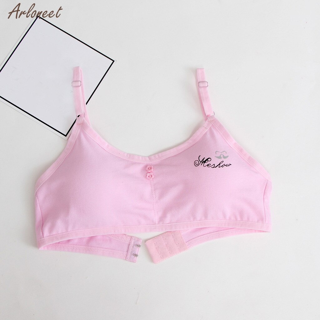 Girl Bra Kids Girls Underwear Adjustable Bra Vest Children Underclothes Undies Clothes Girls Outfits Cotton