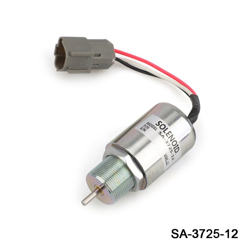 Toro Fuel Shut Off Solenoid SA-3725-12 for Mitsubishi S3L2 Mahindra Volvo EC15