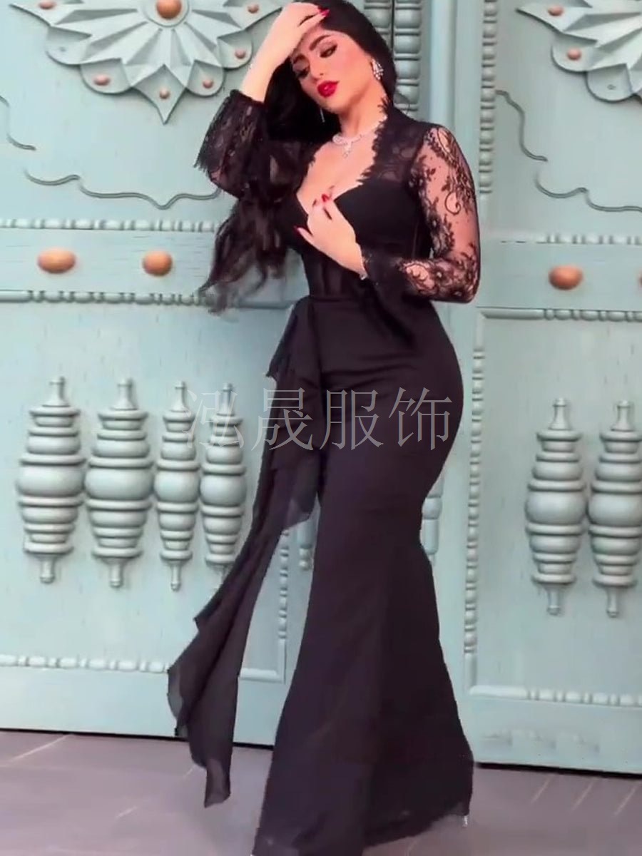 Sexy Spitze abnehmen Spleiß kleider Frauen neue sc... – Vicedeal Sexy Spitze abnehmen Spleiß kleider Frauen neue sc... – Vicedeal