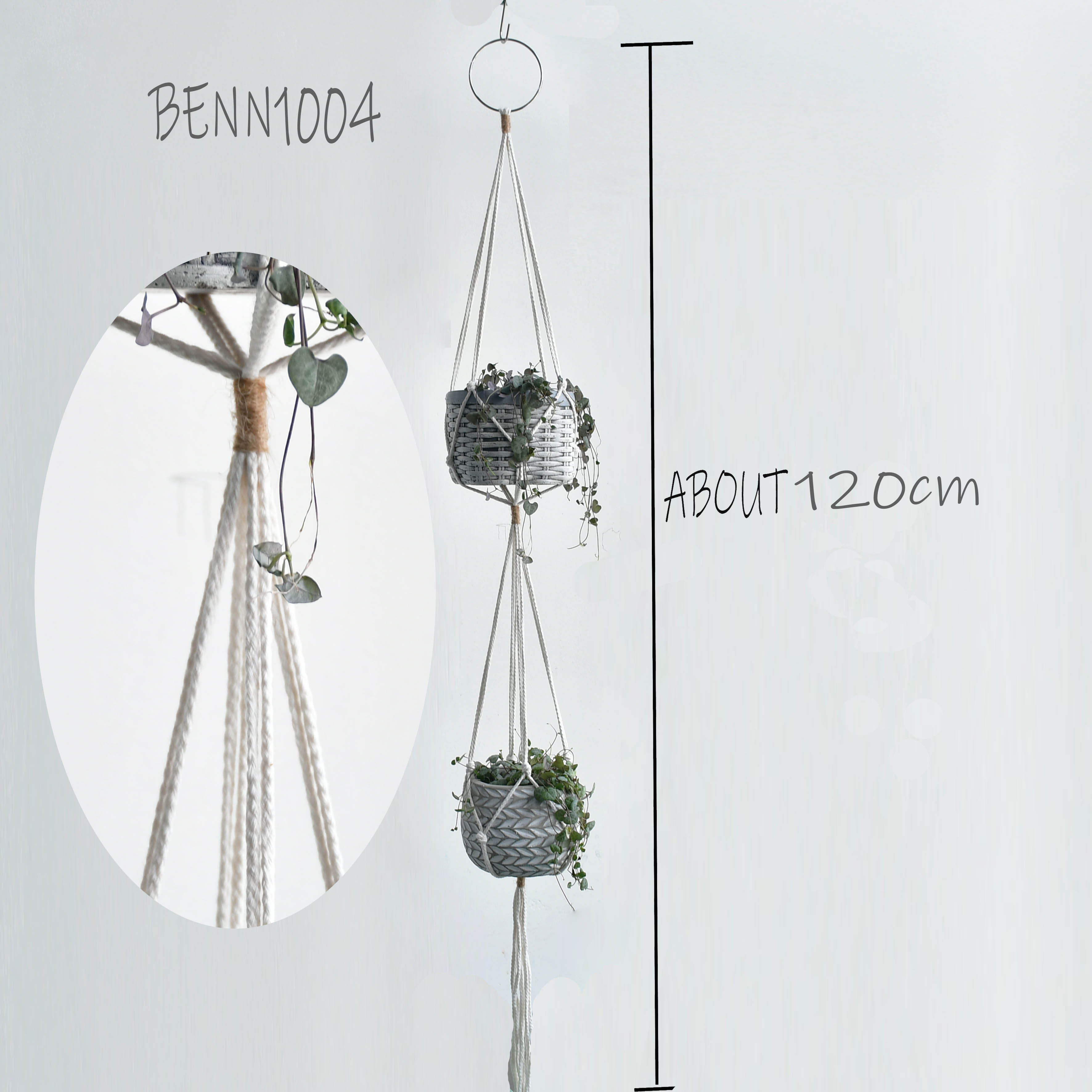 simple macrame plant holder plant hanger flower holder macrame pot hanging for home