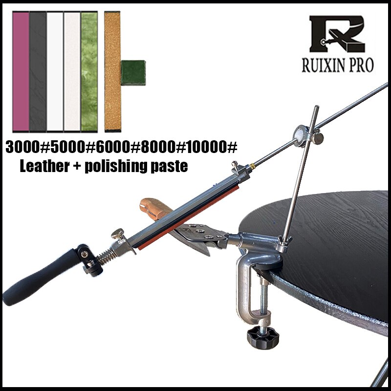 Ruixin Pro Knife Sharpener Fixed Angle Sharpener, Fixed Angle, Sharpening Tool Kitchen Knife, Scissors: C