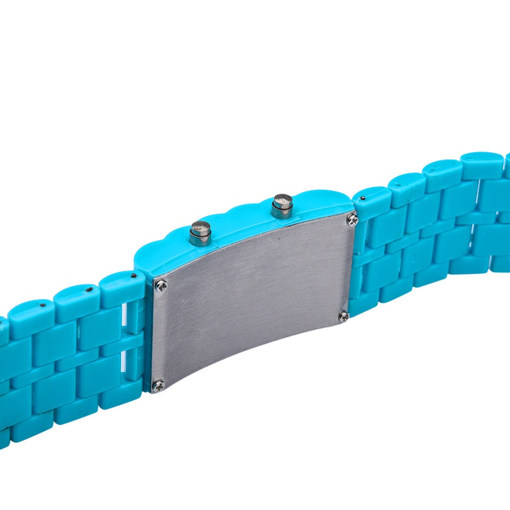 Neue Eisen Samurai Metall Armbinde Lava Uhr LED Digital Uhren Stunde Männer Frauen