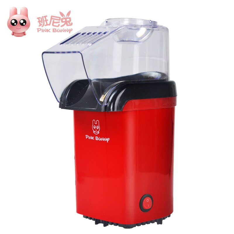 Rose lapin pop-corn fabricant automatique ménage Mini Machine pop-corn fabricant antiadhésif Linner Commercial pop-corn Machine 1100W 220V