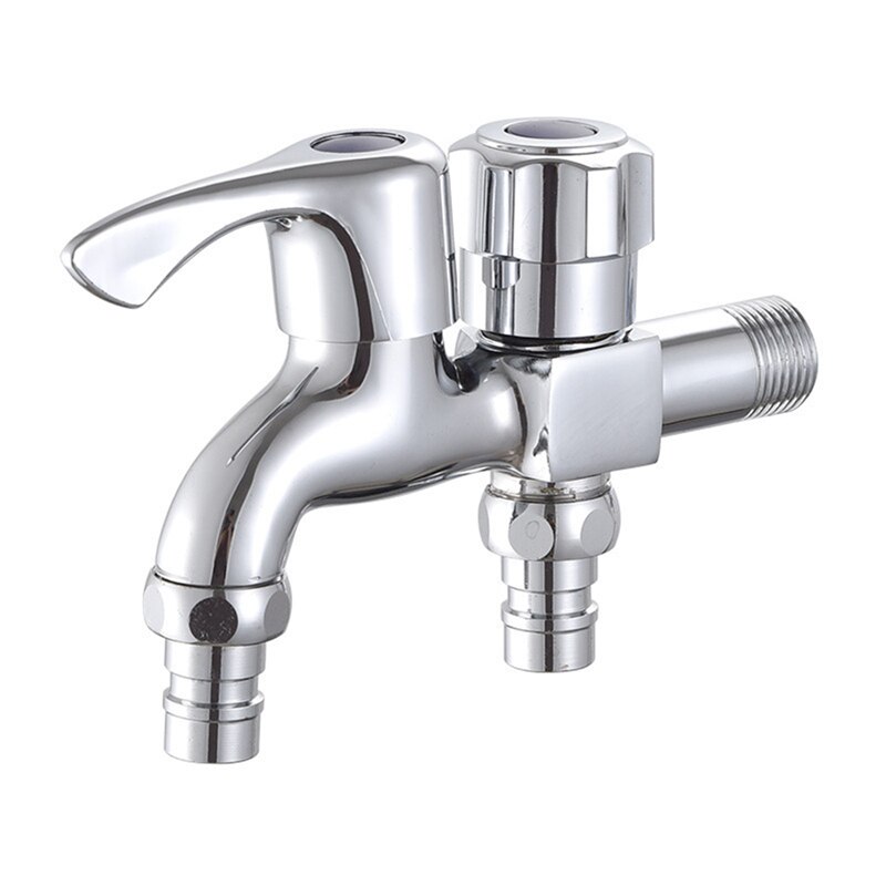 Wall Mount Washing Machine faucet Out Door Tap Double faucet Kitchen Faucet Balcony Water Tap Laundry Bibcock taps 4''