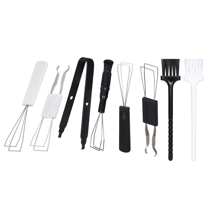 Kit de nettoyage d'ordinateur pour clavier mécanique D5QC, extracteur de touches avec 2 brosses de clavier